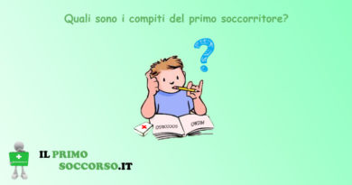 I compiti del Primo Soccorritore